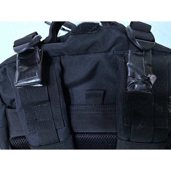 WOLFpak 45L Backpack Black Camping Hiking Gym Military Molle Hook Loop Wolfpack - Picture 11 of 16